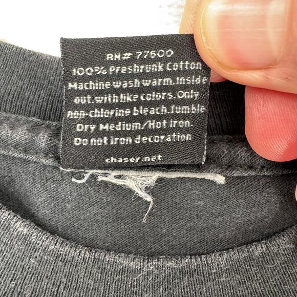 Vintage 90s Chaser Ramones Road to Ruin T-Shirt Mens Small Black Punk Rock - Picture 6 of 8